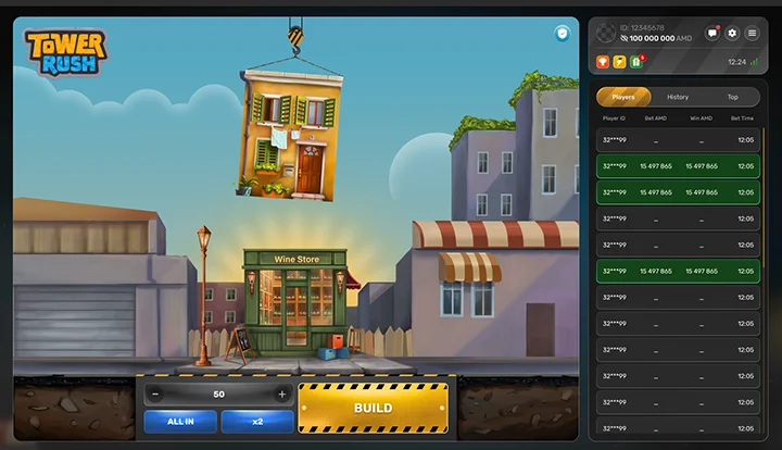 Tower Rush come funziona